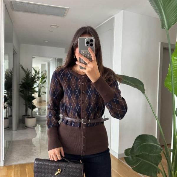 Belted Corset Cardigan