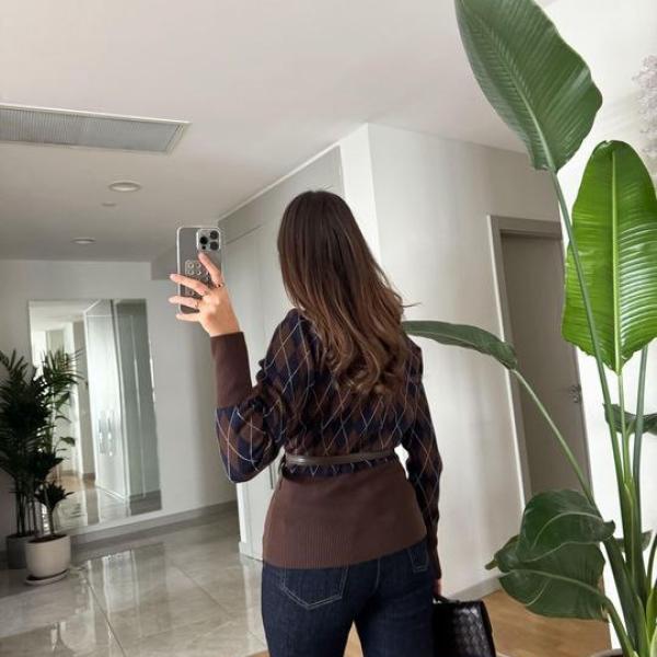 Belted Corset Cardigan